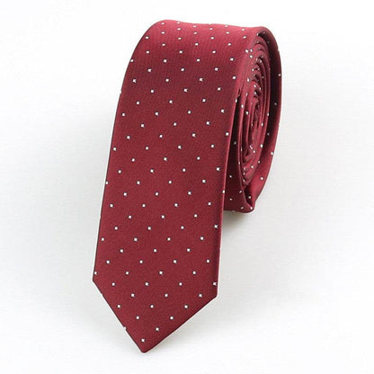 5cm Glossy Striped & Dot Men’s Tie - Emprize360