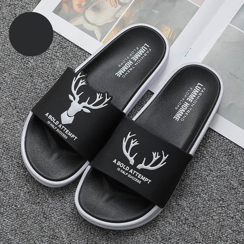 Fashion Home Indoor Bathroom Non-slip Wear-resistant Soft Bottom Couple Sandals And Slippers - Emprize360