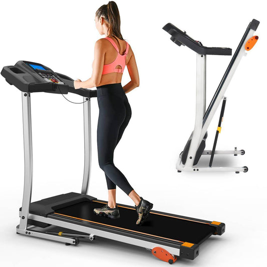 Compact Folding Treadmill with LCD Display – Cardio Exercise Machine for Walking & Running" - EMPRIZE 360