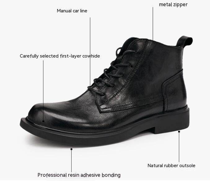 Genuine Leather Fashion Martin Boots For Men - Emprize360