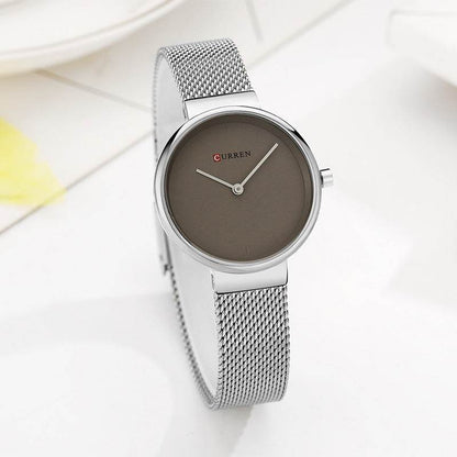 Stylish Women's Mesh Belt Quartz Watch - Casual & Business Pointer Timepiece - Emprize360