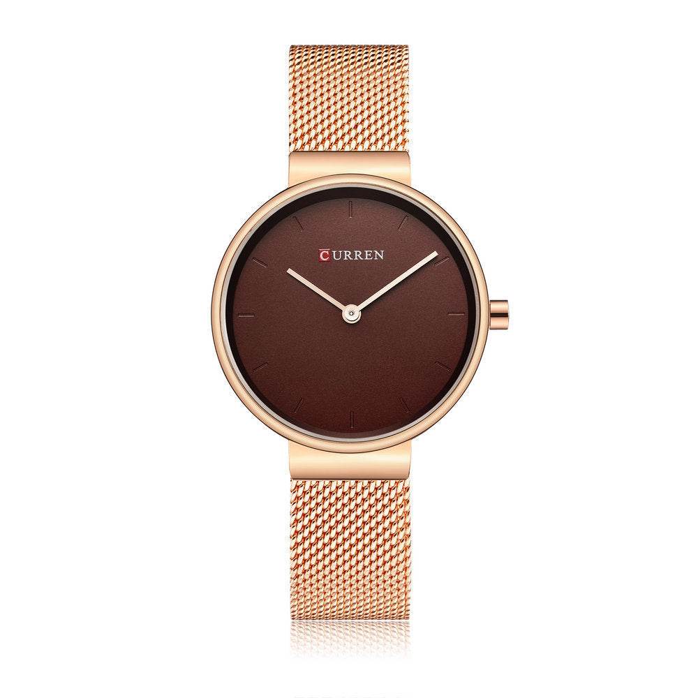 Stylish Women's Mesh Belt Quartz Watch - Casual & Business Pointer Timepiece - Emprize360