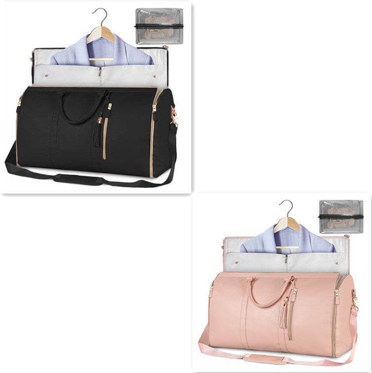 Versatile Large Capacity Waterproof Travel Duffle & Folding Suit Handbag for Women - EMPRIZE 360