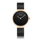 Rose Gold Shell Black Surface