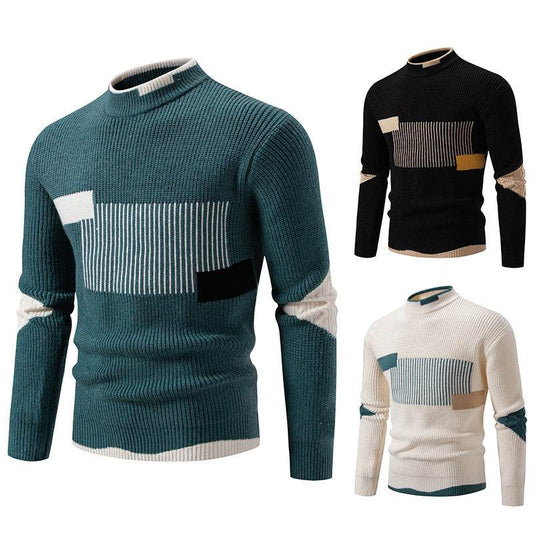 Men's Fashion Trend Multicolor Woven Cotton Velvet Sweater - Emprize360