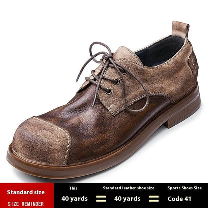 Autumn British Style Handmade Genuine Leather Men's Shoes - Emprize360