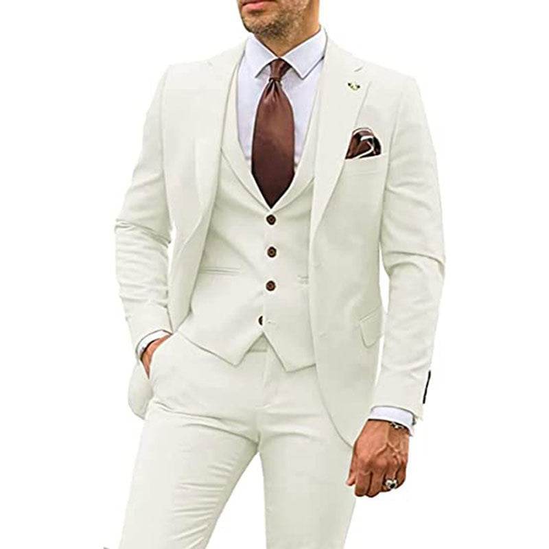 Men's Fashion Casual Slim Suit Three Pieces - Emprize360
