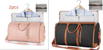 Versatile Large Capacity Waterproof Travel Duffle & Folding Suit Handbag for Women - Emprize360