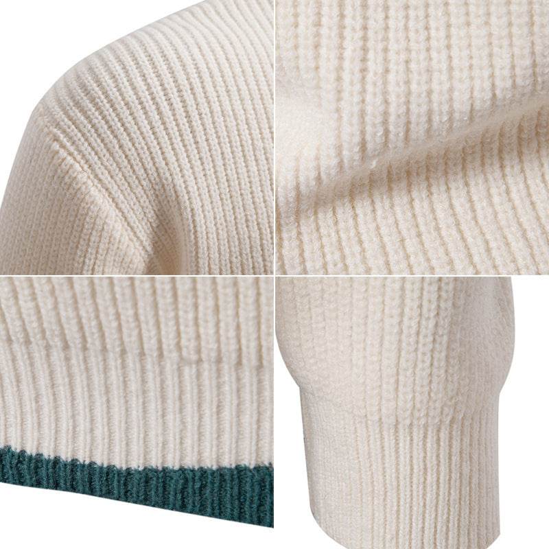 Men's Fashion Trend Multicolor Woven Cotton Velvet Sweater - Emprize360