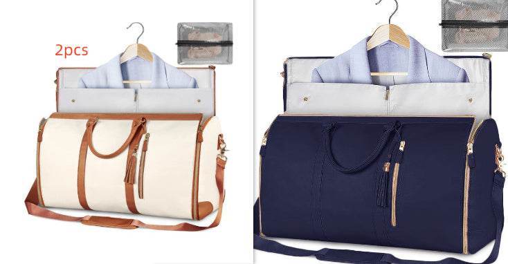 Versatile Large Capacity Waterproof Travel Duffle & Folding Suit Handbag for Women - Emprize360