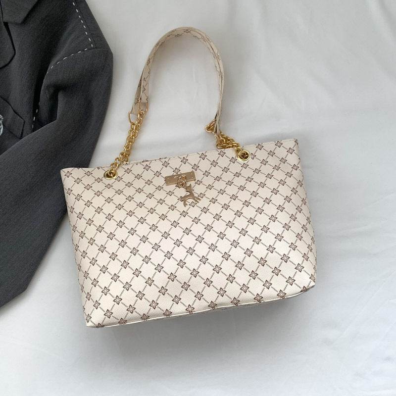 Retro Commuter Texture Chain Shoulder Bag For Women Spring - Emprize360