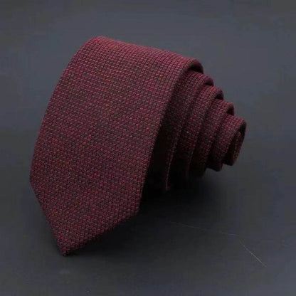 Thickened Cotton Striped Tie for Business and Formal Wear - Emprize360