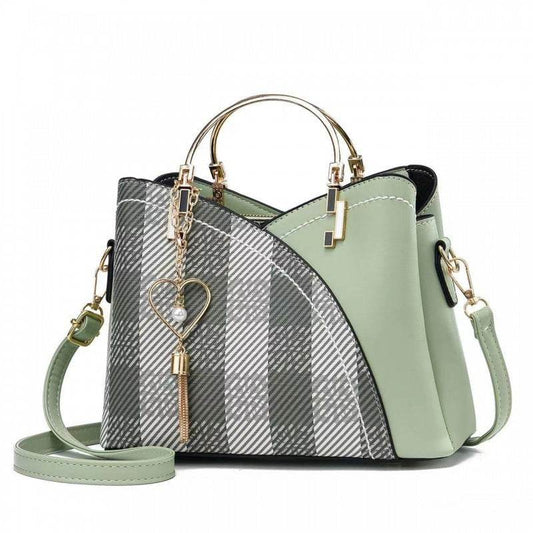 Stylish Women's Contrast Color Handbag – Fashionable Large Capacity for All Your Essentials - Emprize360