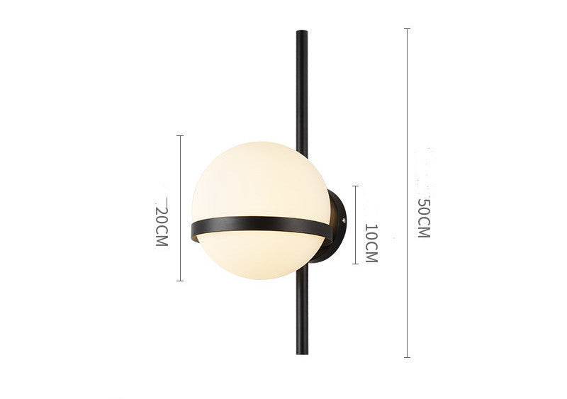 Minimalist Postmodern Glass Wall Lamp Living Room - Emprize360