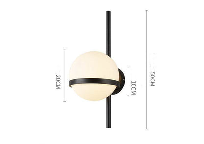 Minimalist Postmodern Glass Wall Lamp Living Room - Emprize360
