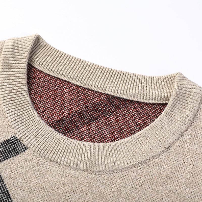 Autumn Sweater Men's Casual Loose Print - Emprize360