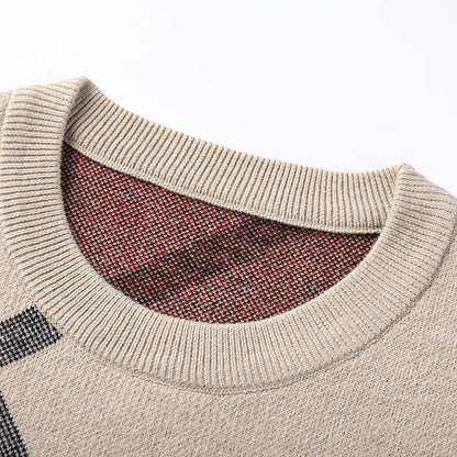 Autumn Sweater Men's Casual Loose Print - Emprize360