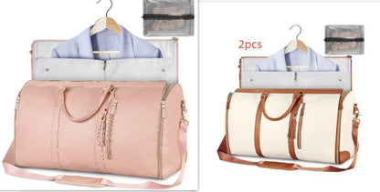 Versatile Large Capacity Waterproof Travel Duffle & Folding Suit Handbag for Women - Emprize360