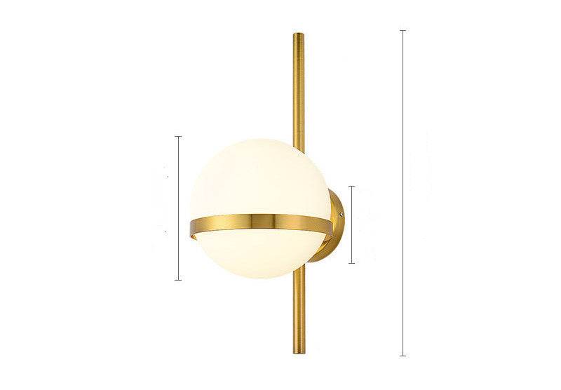 Minimalist Postmodern Glass Wall Lamp Living Room - Emprize360