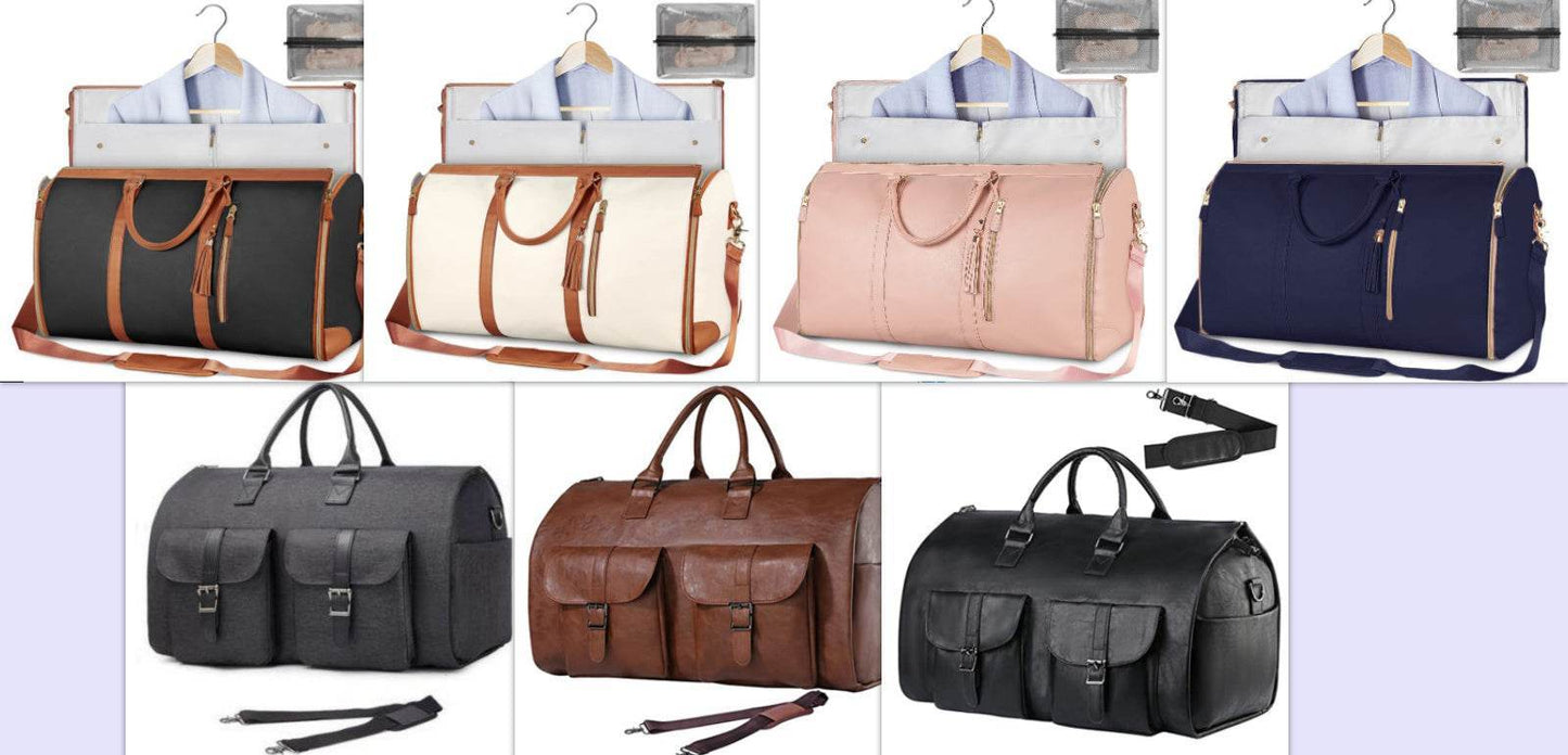Versatile Large Capacity Waterproof Travel Duffle & Folding Suit Handbag for Women - EMPRIZE 360
