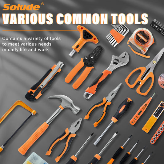 169-Piece Heavy-Duty Tool Set – Durable Hand Tools for Mechanics & Home Projects