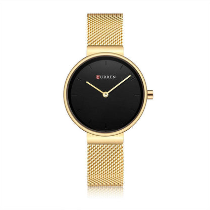 Stylish Women's Mesh Belt Quartz Watch - Casual & Business Pointer Timepiece - Emprize360