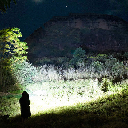 Ultra Bright 100K Lumen Flashlight: Waterproof Tactical Gear for Hunting, Camping & Fishing