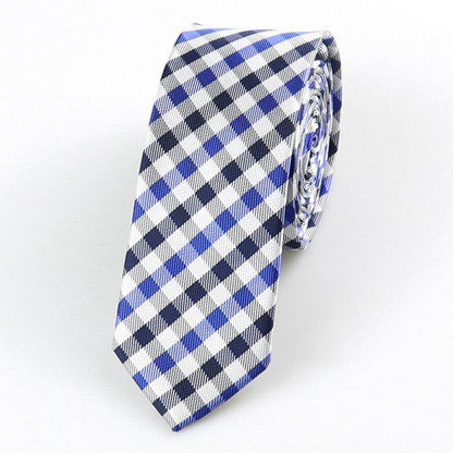 5cm Glossy Striped & Dot Men’s Tie - Emprize360