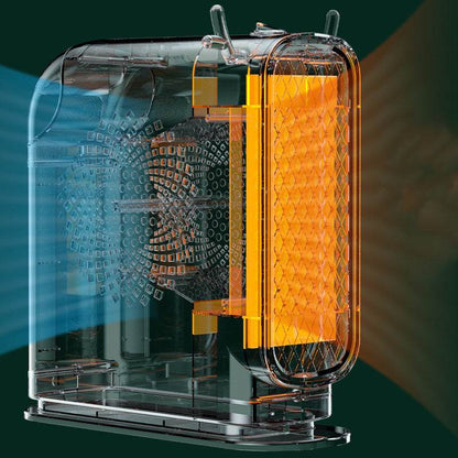Compact Desktop Heater: Ideal for Office, Student Dorms, and Small Spaces - Emprize360