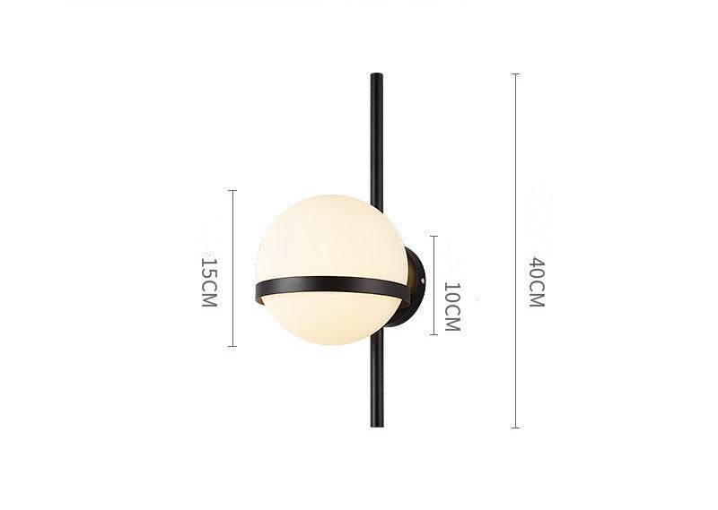 Minimalist Postmodern Glass Wall Lamp Living Room - Emprize360