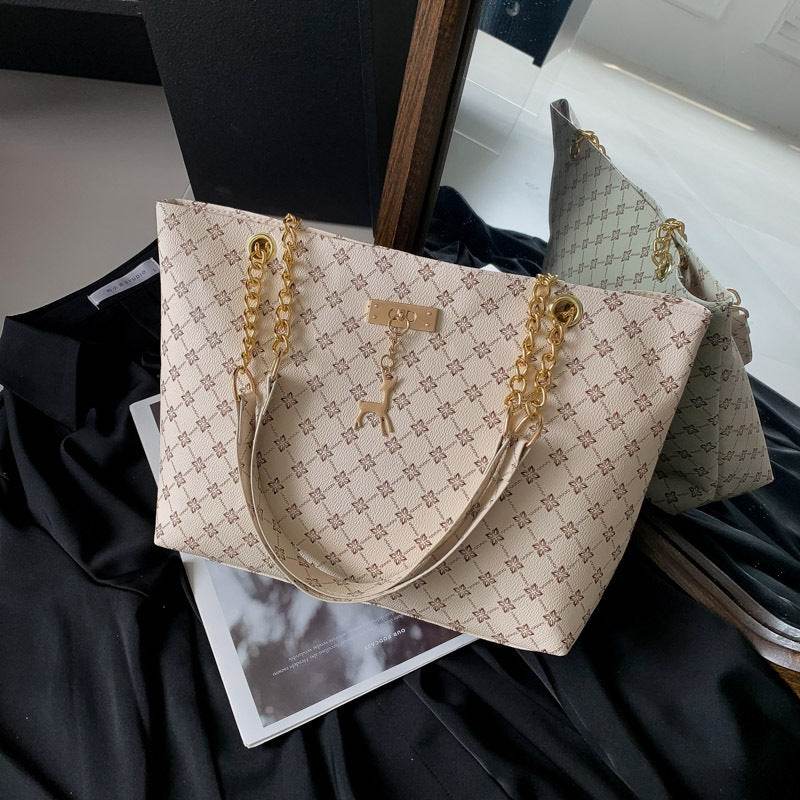 Retro Commuter Texture Chain Shoulder Bag For Women Spring - Emprize360
