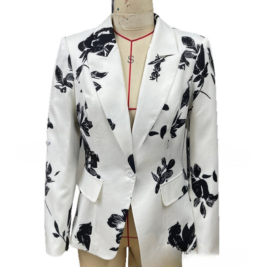 Elegant Commuter Fashionable All-match Suit Jacket For Women