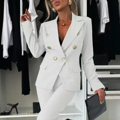 Pure Color All-matching Suit Independent Fashion Casual Pocket