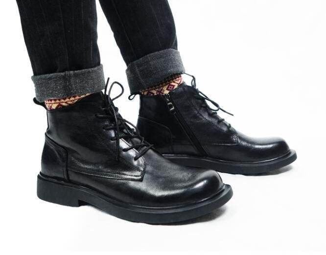 Genuine Leather Fashion Martin Boots For Men - Emprize360