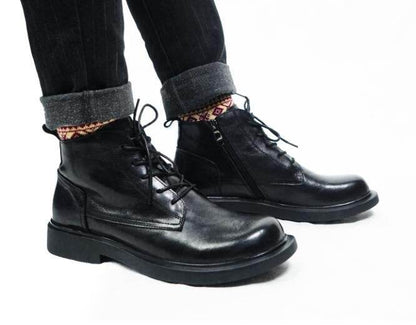 Genuine Leather Fashion Martin Boots For Men - Emprize360