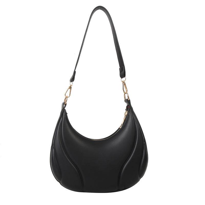 Elegant PU Leather Shoulder Bag – Modern Horizontal Square Design with Zippered Storage & Urban Style - Emprize360